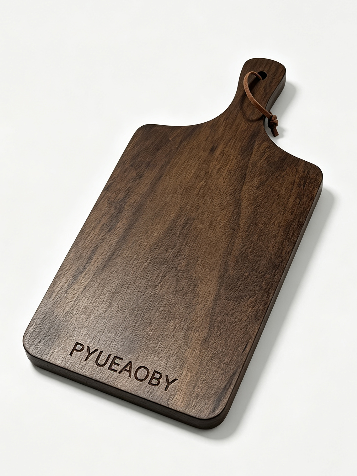 PYUEAOBY Handcrafted Solid Walnut Serving Board with Handle - Image 2