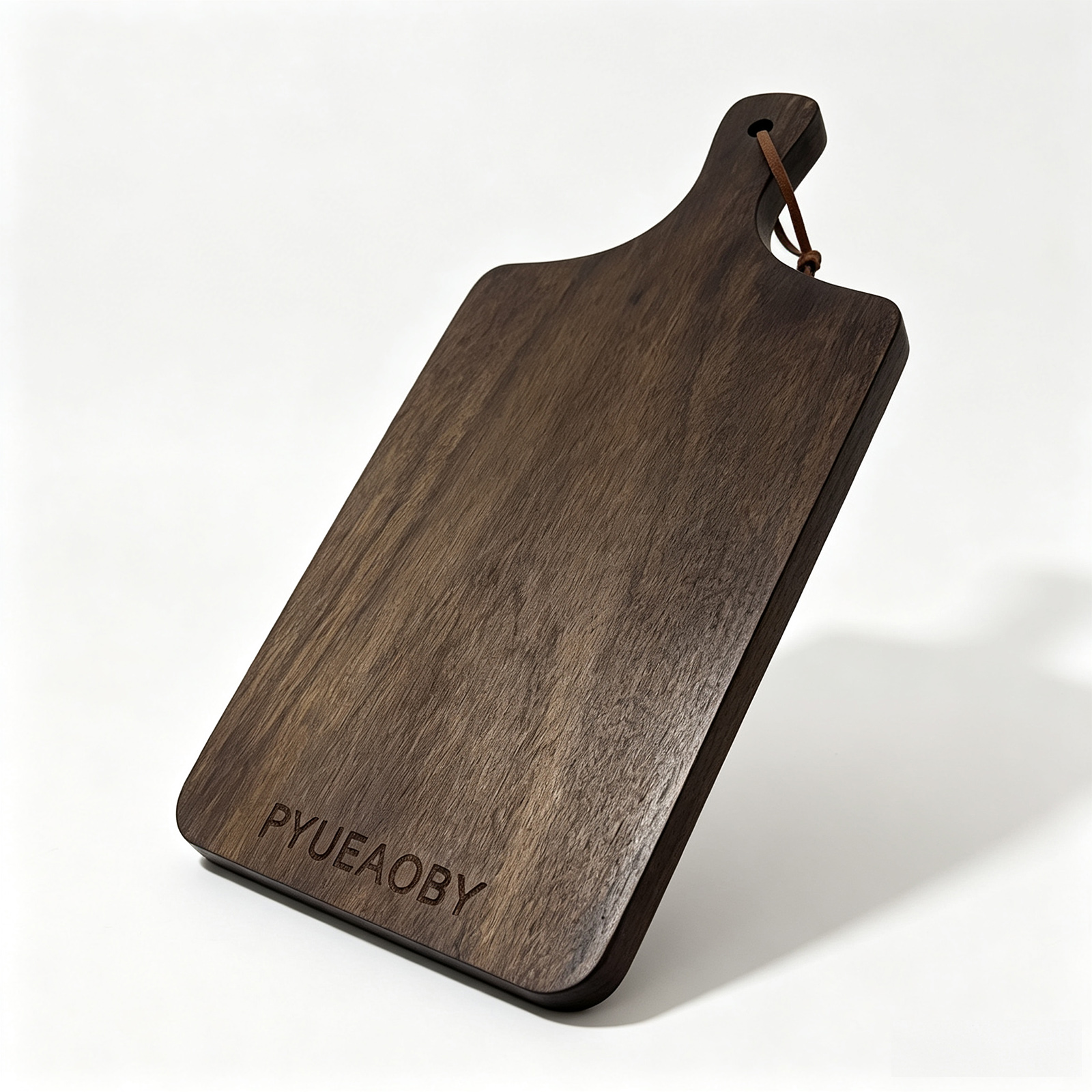 PYUEAOBY Handcrafted Solid Walnut Serving Board with Handle